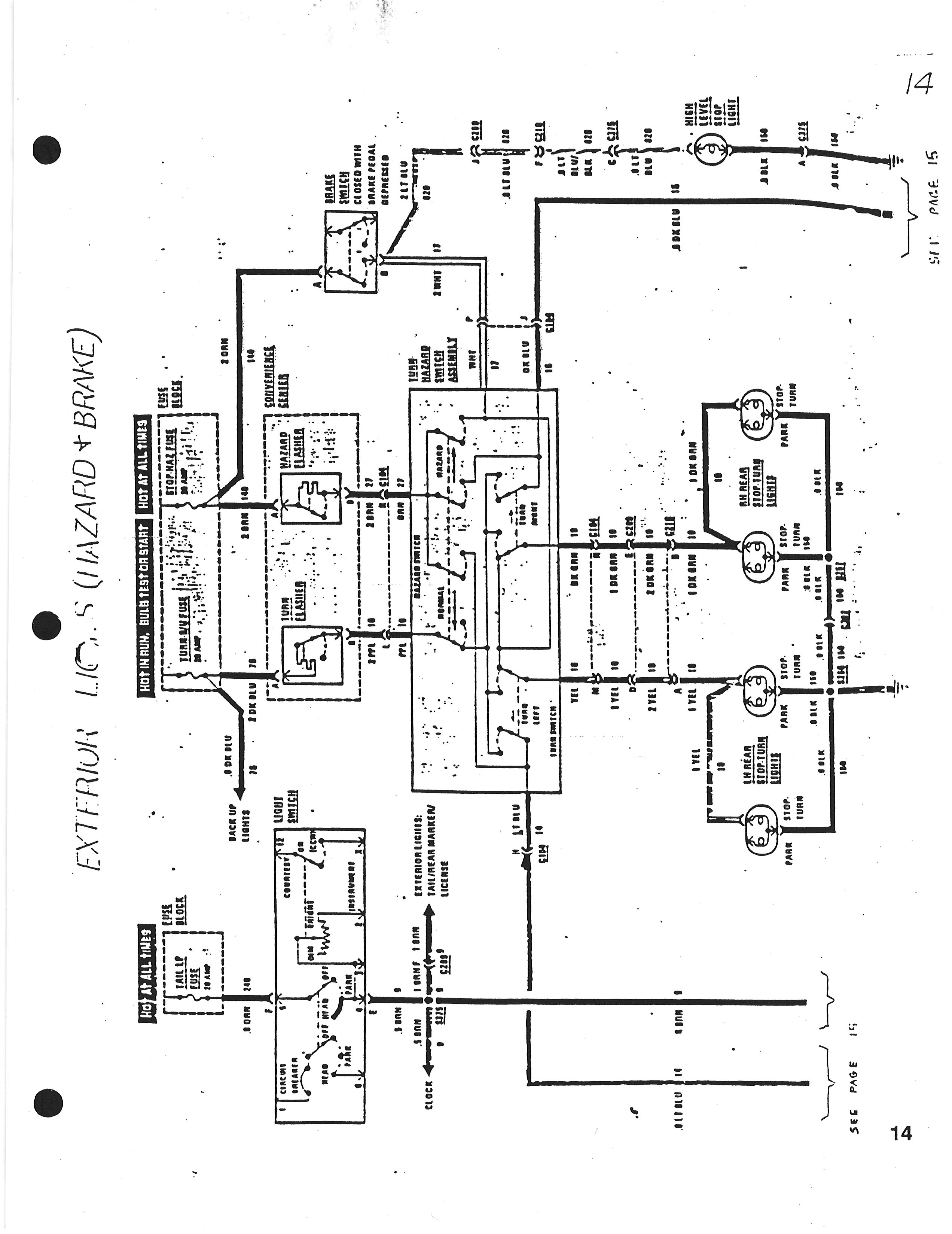 1987 Avanti Wiring Diagrams - 1984-91 Avanti