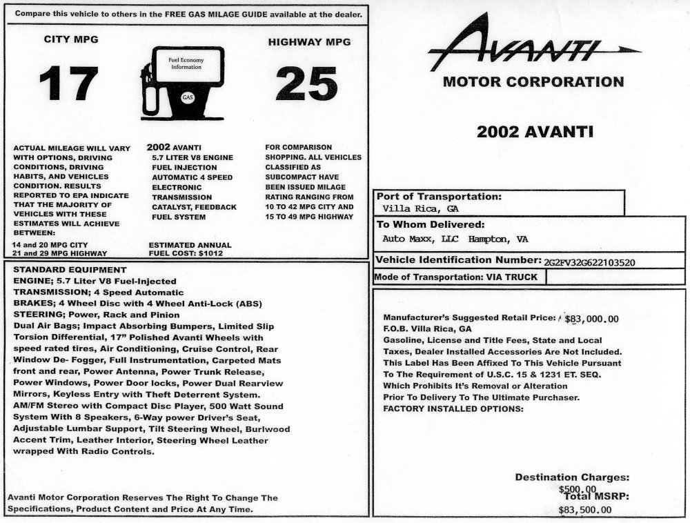 2002 Avanti window sticker.jpg